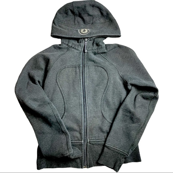 lululemon athletica Tops - Lululemon Scuba Hoodie Women’s Grey Size 6